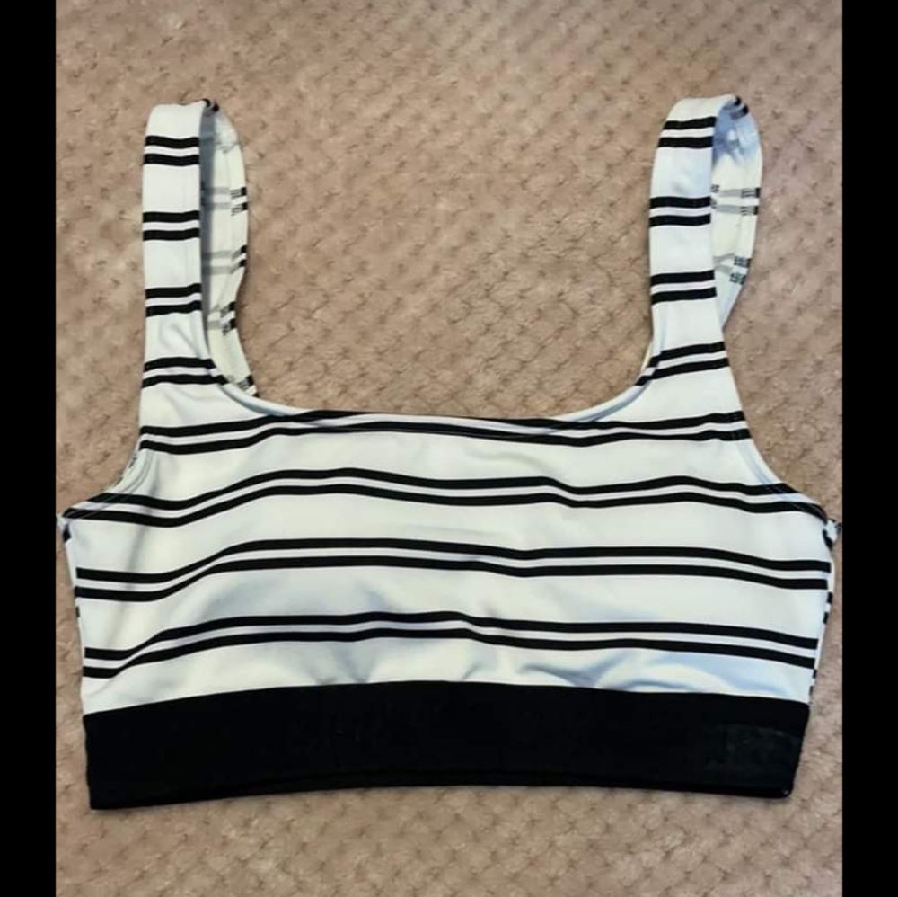 Black and White Striped Victoria's Secret / PINK
